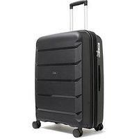 Rock Luggage Tulum 8 Wheel Hardshell Medium Suitcase  Black