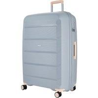 Rock Tulum Large Expandable Hardshell Suticase in Grey