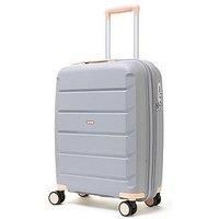 Rock Luggage Tulum 8 Wheel Hardshell Cabin Suitcase - Grey