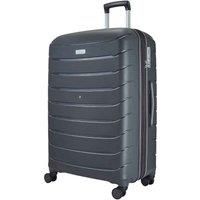 Rock Luggage Prime 8 Wheel Hardshell Large Suitcase - Charcoal