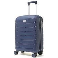 Rock Luggage Prime 8 Wheel Hardshell Cabin Suitcase - Navy