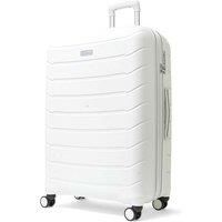 Rock Luggage Prime 8 Wheel Hardshell Large Suitcase - White