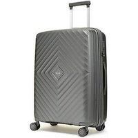 Rock Luggage Infinity 8 Wheel Hardshell Medium Suitcase - Charcoal