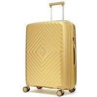 Rock Luggage Infinity 8 Wheel Hardshell Medium Suitcase - Gold