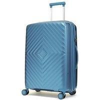 Rock Luggage Infinity 8 Wheel Hardshell Medium Suitcase - Navy