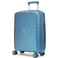 Rock Luggage Infinity 8 Wheel Hardshell Cabin Suitcase - Navy