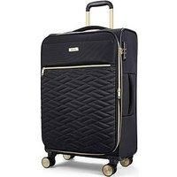 Rock Luggage Sloane Softshell 8 Wheel Expander With Tsa Lock Medium Suitcase