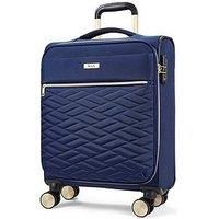 Rock Luggage Sloane Softshell 8 Wheel Expander With Tsa Lock Small Suitcase