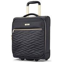 Rock Luggage Sloane Softshell 8 Wheel Expander With Tsa Lock Underseat Suitcase