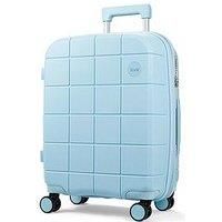 Rock Luggage Pixel 8-Wheel Hardshell Small Suitcase With Tsa Lock - Pastel Blue