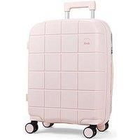 Rock Luggage Pixel 8 Wheel Hardshell Small Suitcase With Tsa Lock -Pastel Pink