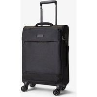 Rock Luggage Paris 8 Wheel Softshell Lightweight Small Suitcase With Lock -Black