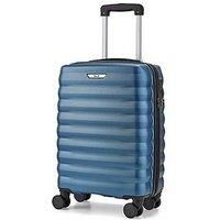 Rock Luggage Berlin 8 Wheel Hardshell Small Cabin Suitcase - Blue