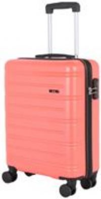 Rock Lisbon 8 Wheel Hard Coral Cabin Case - Small