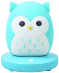 Fizz Creations Squishmallows Mood Light – Winston The Owl. USB or Battery Operated. Night Light Mood Lamp. Soft Silicon Design Touch Sensitive Pad.
