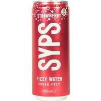 SYPS Strawberry Fizzy Water 330ml