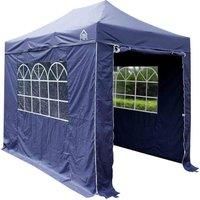 All Seasons Gazebos Heavy Duty, 3x2m Pop up Gazebo with 4 x Fully Waterproof Superior Side Walls Navy Blue