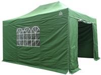 All Seasons 3m x 4.5m Garden Pop Up Gazebo with Side Panels