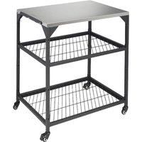Ooni Medium Modular Table - 31x22x35 Inch Pizza Oven Table Cart, Stainless Steel Pizza Oven Stand, Grill Barbecue Stand, Outdoor Table, Pizza Oven Accessories, Outdoor Pizza Oven Tables, Pizza Station