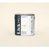 LickPro Eggshell White RAL 9001 Emulsion Paint 2.5Ltr (955JY)