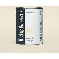 LickPro Matt White BS 10 B 15 Emulsion Paint 5Ltr (454JY)