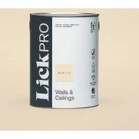 LickPro Matt White BS 08 C 31 Emulsion Paint 5Ltr (280JX)