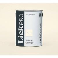 LickPro Eggshell White RAL 9001 Emulsion Paint 5Ltr (772JY)