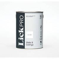 LickPro Eggshell White RAL 9010 Emulsion Paint 5Ltr (102JY)
