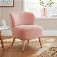 GFW Evie Velvet Accent Chair - Pink