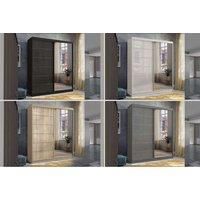 Gloss Sliding Wardrobe 3 Color & 3 Sizes