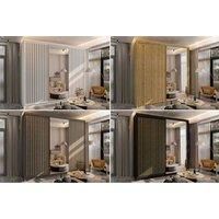 Baron Sliding Wardrobe 3 Sizes 4 Colors!