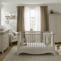 Cuddleco Clara 3-Piece Nursery Furniture Set - Cashmere/Ash