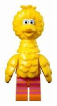LEGO Ideas Sesame Street Big Bird Minifigure from 21324 (Bagged)