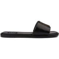 V.GAN Vegan Choy Logo Slide Sandals UK 5 Black