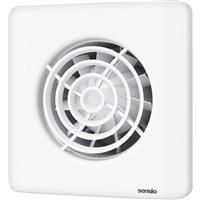Sensio Layci Wall Ventilation Fan 100mm in White ABS