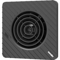 Sensio Drax Wall Ventilation Fan 100mm in Black ABS