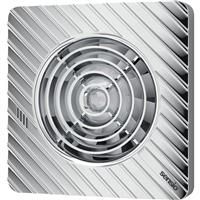 Sensio Drax Wall Ventilation Fan 100mm in Chrome ABS