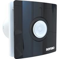 Sensio Remy Ceiling Ventilation Fan 100mm in Black ABS