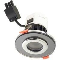 Bathstore TrioTone Round Smoked Glass Downlight