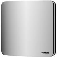 Sensio Rubi Wall Ventilation Fan 100mm in Chrome ABS