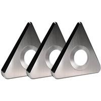 Sensio Nexus TrioTone LED Cabinet Light Triple Pack (3 Pack) in Silver Steel