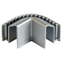 Sensio Edge External Corner Connector in Aluminium