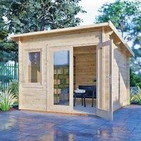Shire Log Cabin 44 mm Elm 10 ft x 10 ft