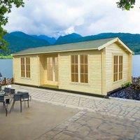 Shire Log Cabin 44 mm Elveden 14 G x 26 ft