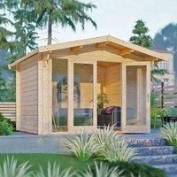 Shire Log Cabin 44 mm Faversham 10 ft x 10 ft