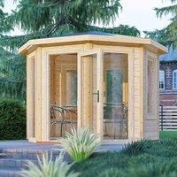 Shire Log Cabin 44 mm Pavillion 10 ft x 10 ft