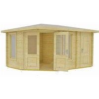 Shire Corner Log Cabin 44 mm Rita