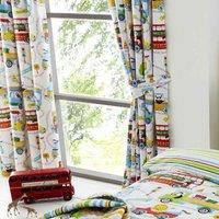 HLC Boys Girls Zoo Escape Animals White Lion King Duvet Cover Curtains Throw