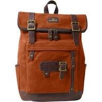 Orange Waxed Cotton Bali Backpack