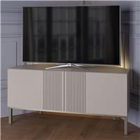 Frank Olsen Iona 2 Door Corner TV Unit - Grey